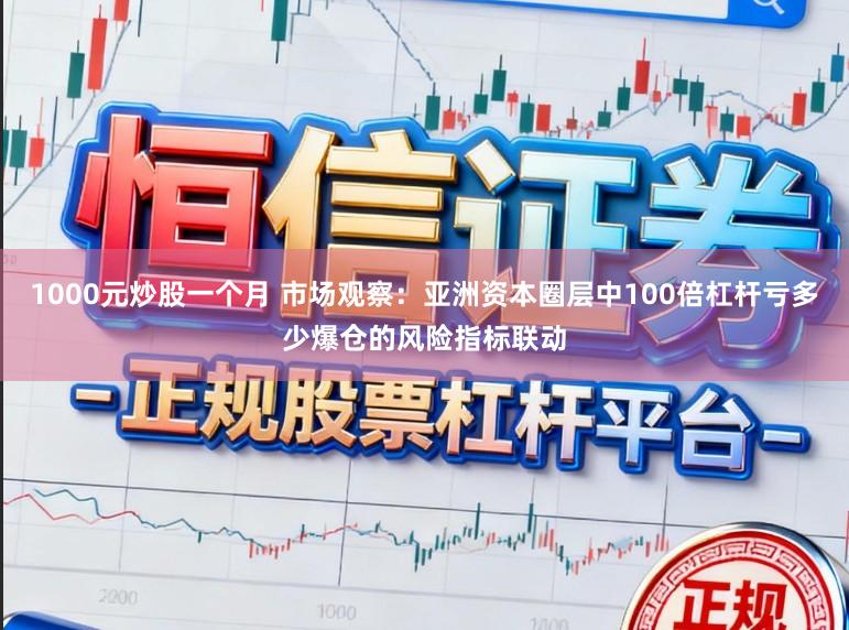 1000元炒股一个月 市场观察：亚洲资本圈层中100倍杠杆亏多少爆仓的风险指标联动